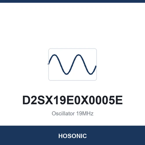 HOSONIC D2SX19E0X0005E Oscillator 19MHz 2520