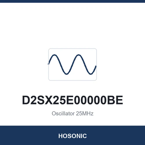 HOSONIC D2SX25E00000BE Oscillator 25MHz 2520