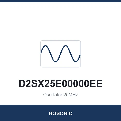 HOSONIC D2SX25E00000EE Oscillator 25MHz 2520