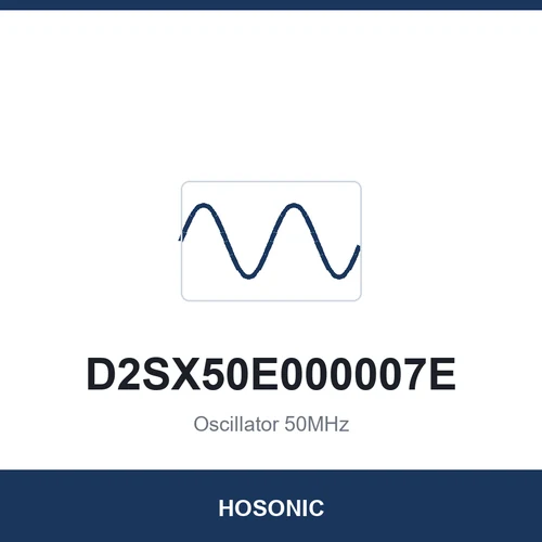HOSONIC D2SX50E000007E Oscillator 50MHz 2520
