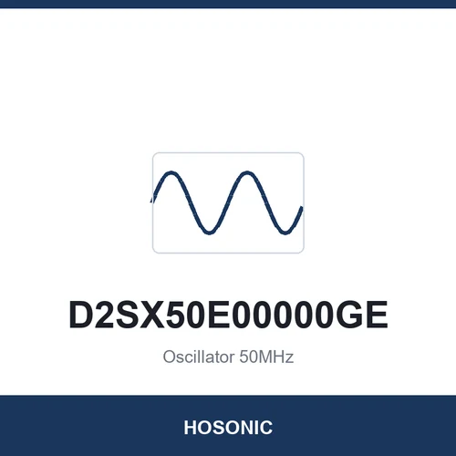 HOSONIC D2SX50E00000GE Oscillator 50MHz 2520