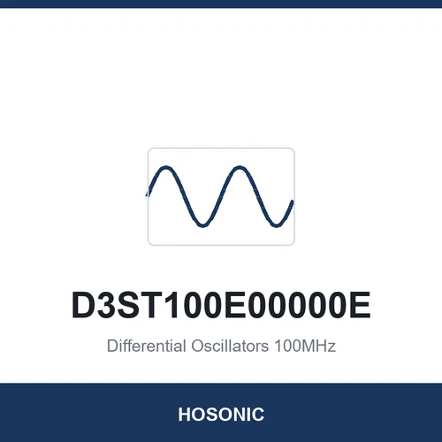 HOSONIC D3ST100E00000E Differential Oscillators 100MHz 3225