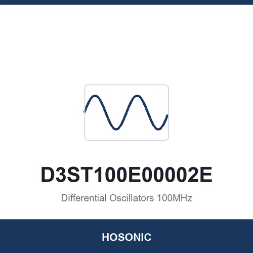 HOSONIC D3ST100E00002E Differential Oscillators 100MHz 3225