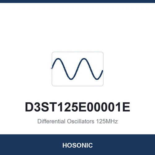 HOSONIC D3ST125E00001E Differential Oscillators 125MHz 3225