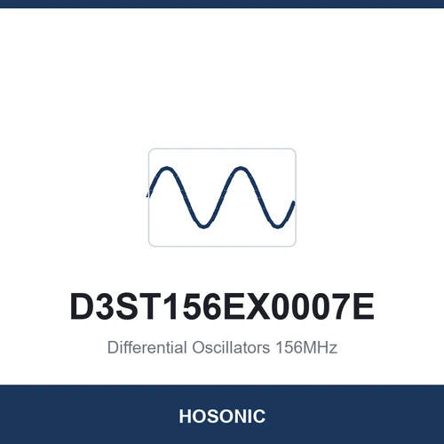 HOSONIC D3ST156EX0007E Differential Oscillators 156MHz 3225