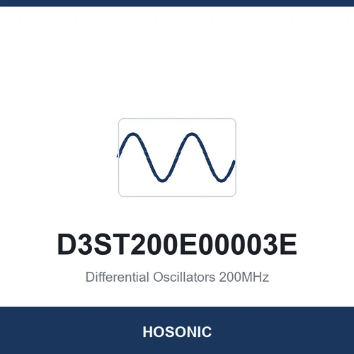HOSONIC D3ST200E00003E Differential Oscillators 200MHz 3225