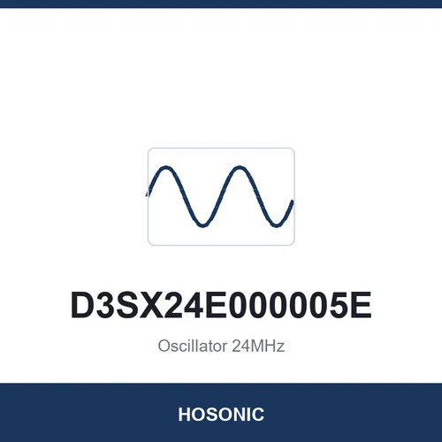 HOSONIC D3SX24E000005E Oscillator 24MHz 3225