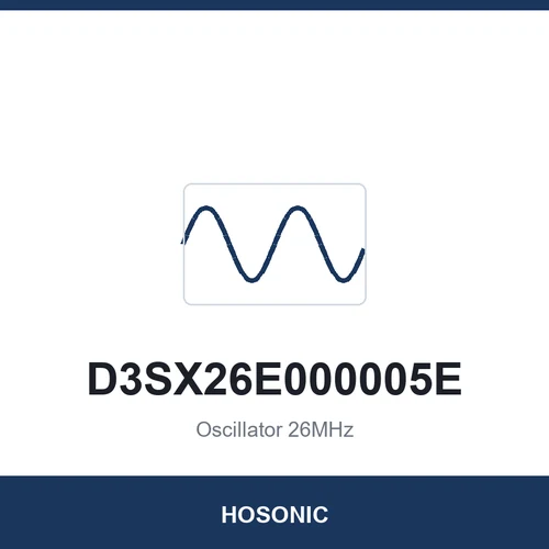 HOSONIC D3SX26E000005E Oscillator 26MHz 3225