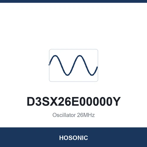HOSONIC D3SX26E00000Y Oscillator 26MHz 3225