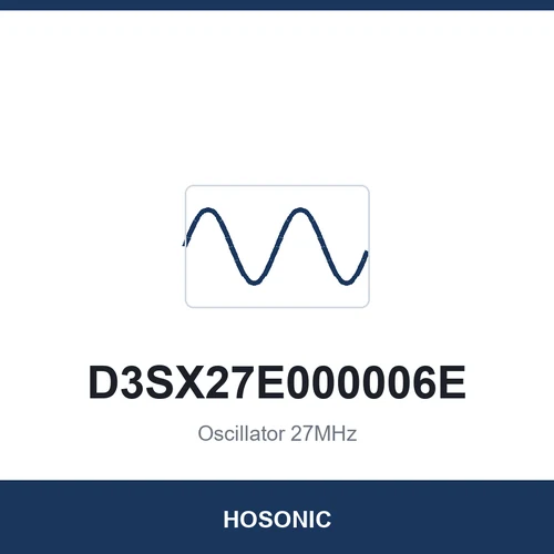 HOSONIC D3SX27E000006E Oscillator 27MHz 3225