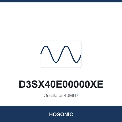 HOSONIC D3SX40E00000XE Oscillator 40MHz 3225