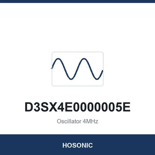 HOSONIC D3SX4E0000005E Oscillator 4MHz 3225