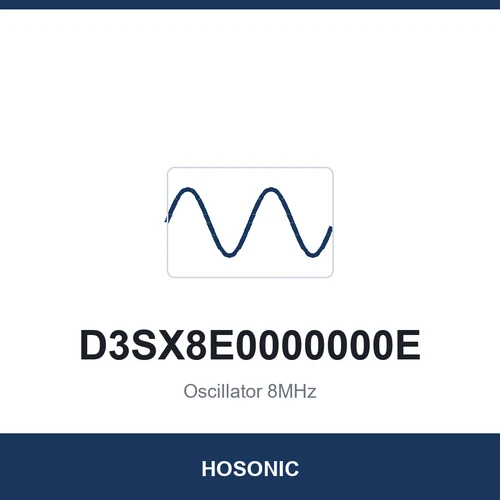 HOSONIC D3SX8E0000000E Oscillator 8MHz 3225