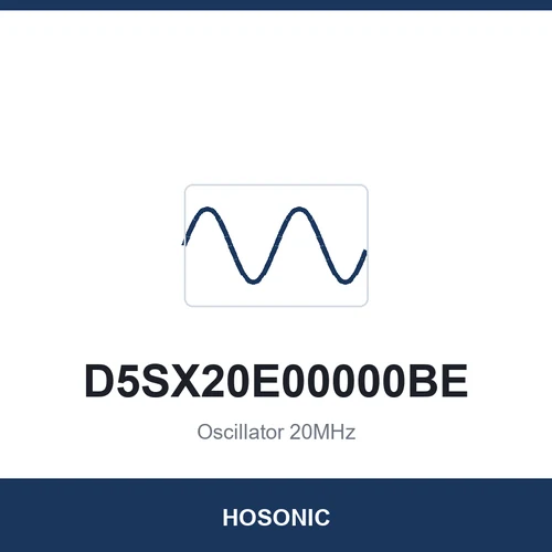 HOSONIC D5SX20E00000BE Oscillator 20MHz 5032
