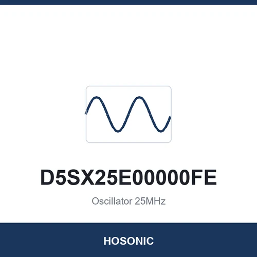 HOSONIC D5SX25E00000FE Oscillator 25MHz 5032