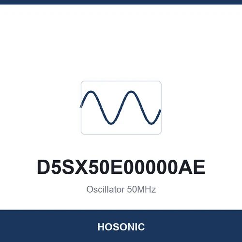 HOSONIC D5SX50E00000AE Oscillator 50MHz 5032