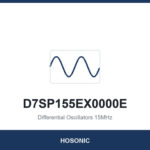 HOSONIC D7SP155EX0000E Differential Oscillators 15MHz 7050