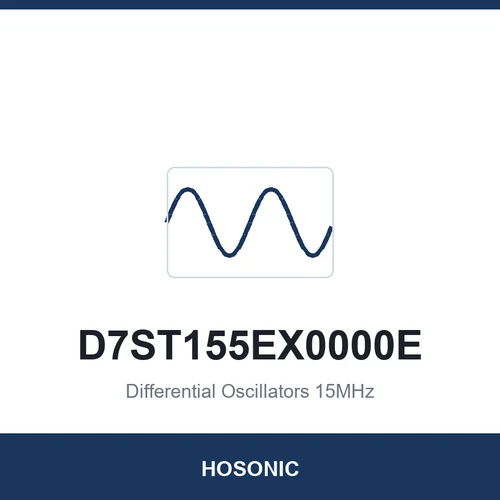 HOSONIC D7ST155EX0000E Differential Oscillators 15MHz 7050