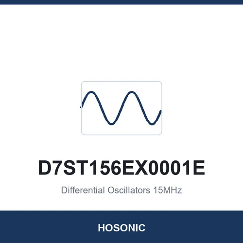 HOSONIC D7ST156EX0001E Differential Oscillators 15MHz 7050