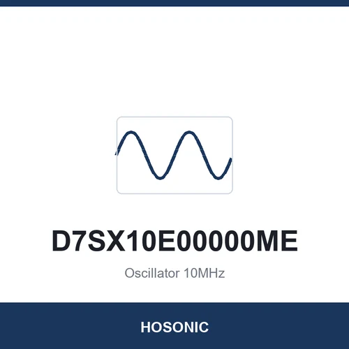 HOSONIC D7SX10E00000ME Oscillator 10MHz 7050