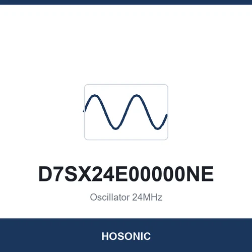 HOSONIC D7SX24E00000NE Oscillator 24MHz 7050