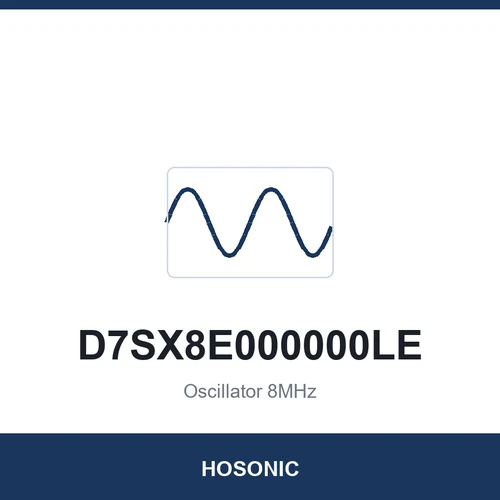 HOSONIC D7SX8E000000LE Oscillator 8MHz 7050