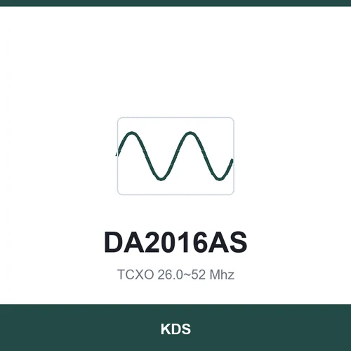 KDS DA2016AS TCXO 26.0~52 Mhz 2.0x1.6x0.8