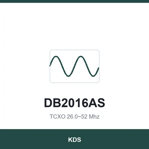 KDS DB2016AS TCXO 26.0~52 Mhz 2.0x1.6x0.8