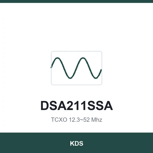 KDS DSA211SSA TCXO 12.3~52 Mhz 2.0x1.6x0.8