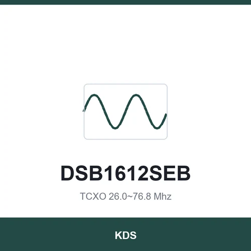 KDS DSB1612SEB TCXO 26.0~76.8 Mhz 1.6x1.2x0.6
