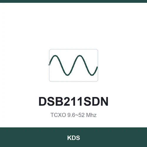 KDS DSB211SDN TCXO 9.6~52 Mhz 2.0x1.6x0.8