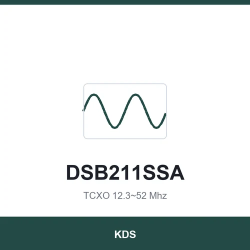 KDS DSB211SSA TCXO 12.3~52 Mhz 2.0x1.6x0.8