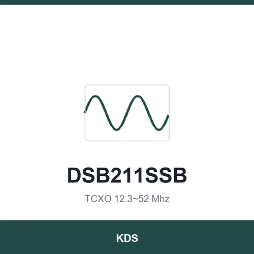 KDS DSB211SSB TCXO 12.3~52 Mhz 2.0x1.6x0.8