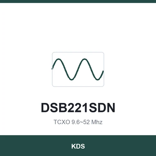 KDS DSB221SDN TCXO 9.6~52 Mhz 2.5x2.0x0.9