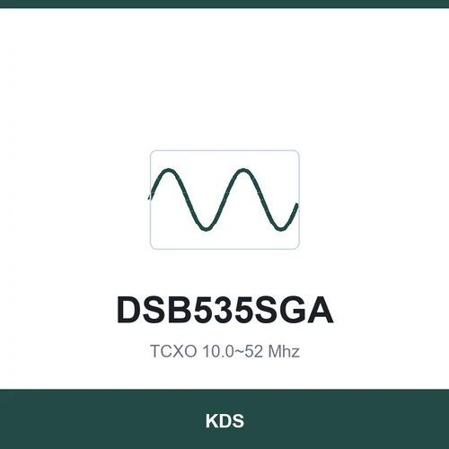 KDS DSB535SGA TCXO 10.0~52 Mhz 5.0x3.2x1.5