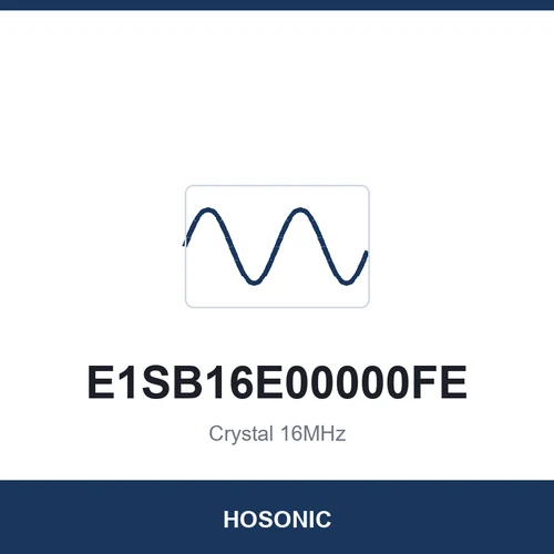 HOSONIC E1SB16E00000FE Crystal 16MHz 2016
