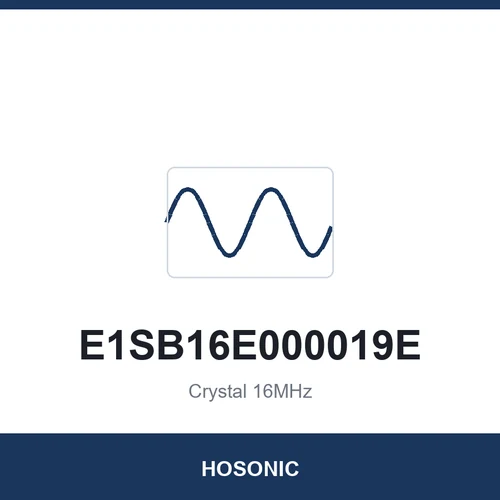 HOSONIC E1SB16E000019E Crystal 16MHz 2016
