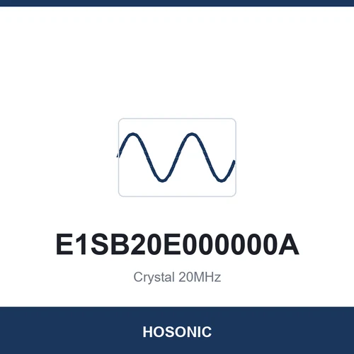 HOSONIC E1SB20E000000A Crystal 20MHz 2016