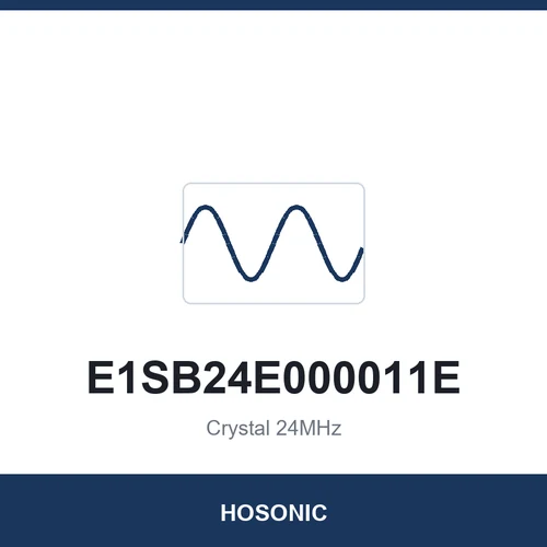 HOSONIC E1SB24E000011E Crystal 24MHz 2016