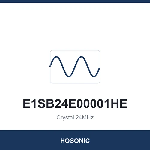 HOSONIC E1SB24E00001HE Crystal 24MHz 2016