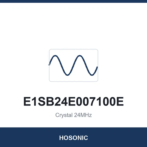 HOSONIC E1SB24E007100E Crystal 24MHz 2016
