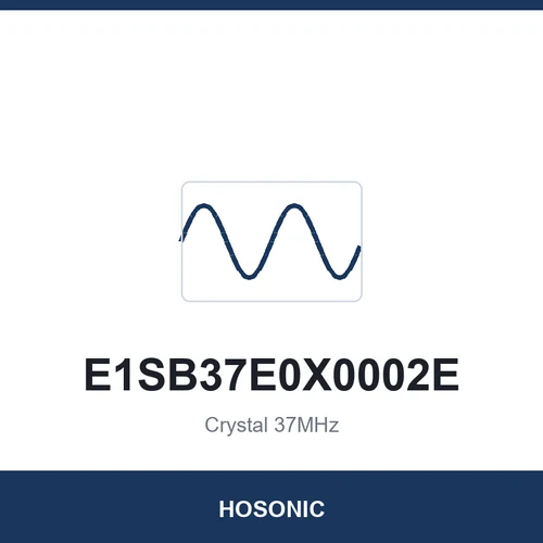 HOSONIC E1SB37E0X0002E Crystal 37MHz 2016