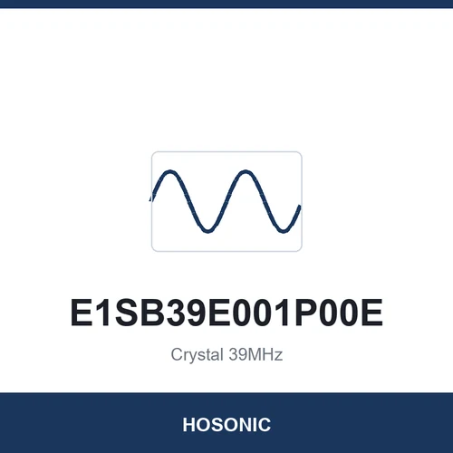 HOSONIC E1SB39E001P00E Crystal 39MHz 2016