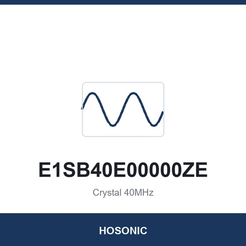 HOSONIC E1SB40E00000ZE Crystal 40MHz 2016