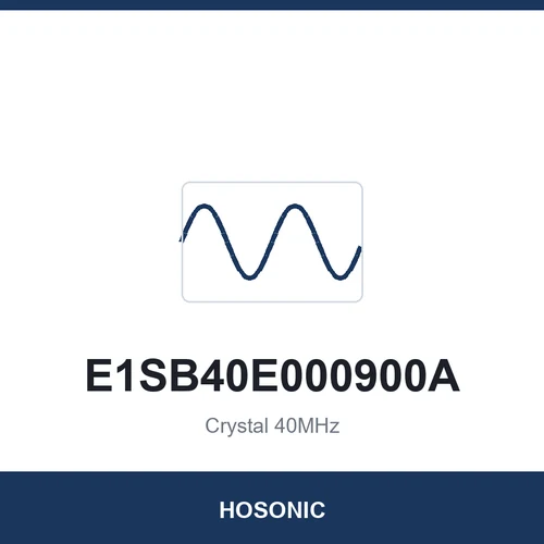 HOSONIC E1SB40E000900A Crystal 40MHz 2016