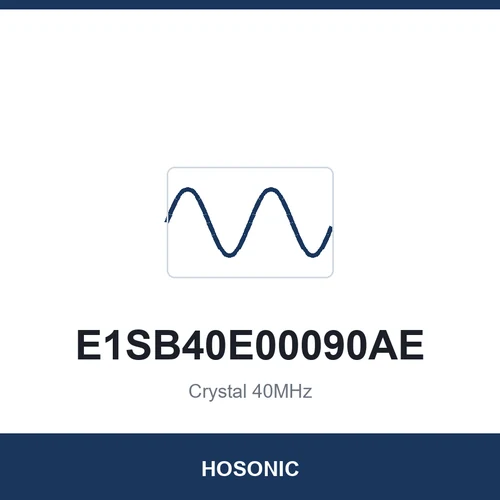 HOSONIC E1SB40E00090AE Crystal 40MHz 2016