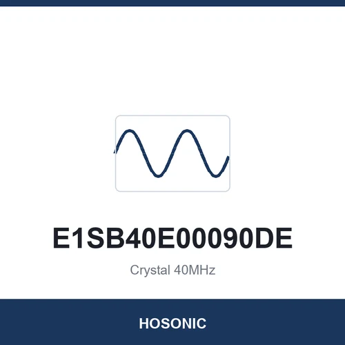 HOSONIC E1SB40E00090DE Crystal 40MHz 2016