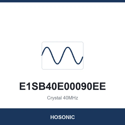 HOSONIC E1SB40E00090EE Crystal 40MHz 2016