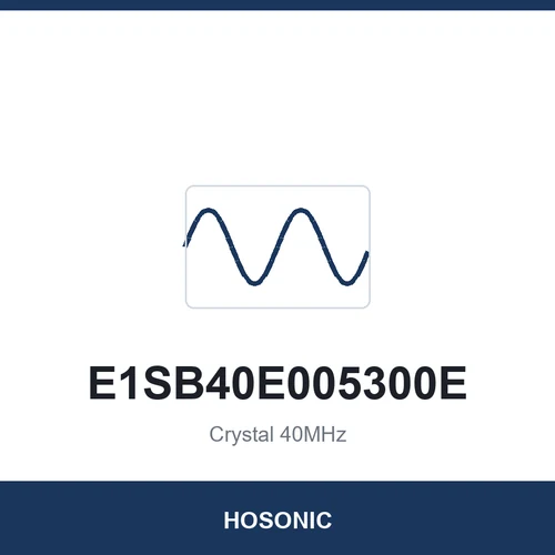 HOSONIC E1SB40E005300E Crystal 40MHz 2016