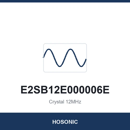 HOSONIC E2SB12E000006E Crystal 12MHz 2520